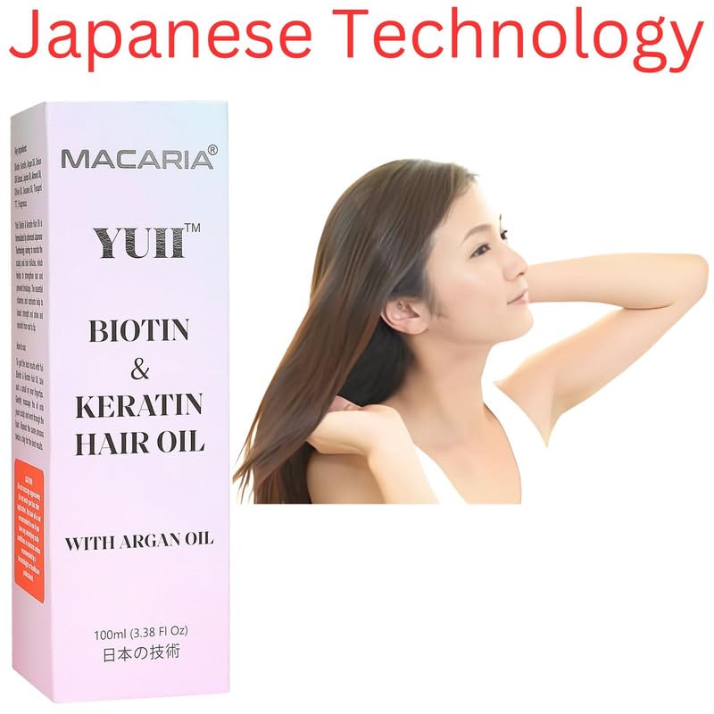 Macaria Yuii Biotin Hair Growth Serum Spray Oil By Japanese Technology image 5