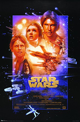 Trends International 24x36 Star Wars: A New Hope - One Sheet, 24" x 36", Premium Unframed