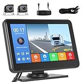 DVR 4K et système de caméra de recul multimode : Enregistrez vos trajets avec une clarté ultra 4K avec le DVR intégré, capturant des images de caméra de recul avant et arrière. Choisissez parmi quatre modes d’affichage (avant, arrière, écran partagé) pour une couverture complète. Grâce à l’enregistrement en boucle, à la surveillance du stationnement et à l’enregistrement automatique déclenché par l’impact, votre véhicule reste protégé 24 h/24 et 7 j/7