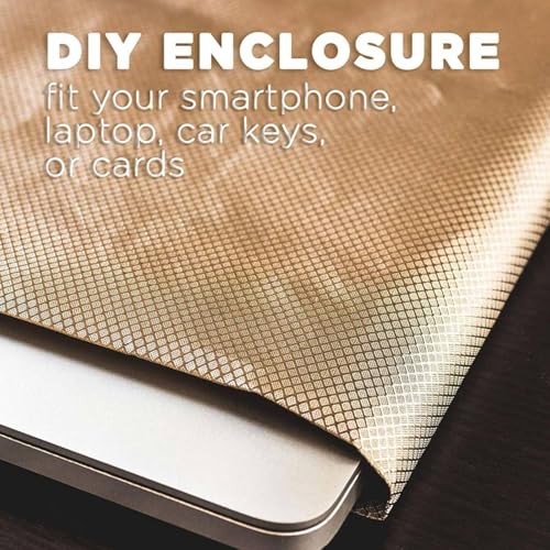 Tela Faraday Antirradiación EMF RF RFID 9x1.1m Oro miniatura 5
