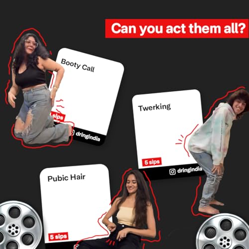 Image of Dring Dramadol - Act or Get Sloshed (150 Cards | Multicolur) - The Wildest House Party Game of India for Adults | Super Fun Card Game for Friends | Perfect for Birthday, Bachelor & Gifts for Friends |