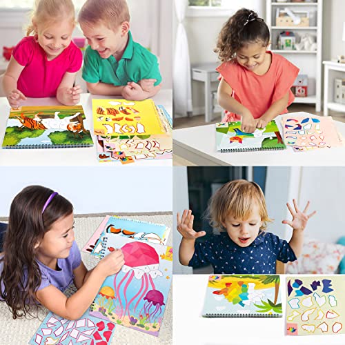 Image of 2PCS Sticker Books Crafts for Toddlers 2-4 Years