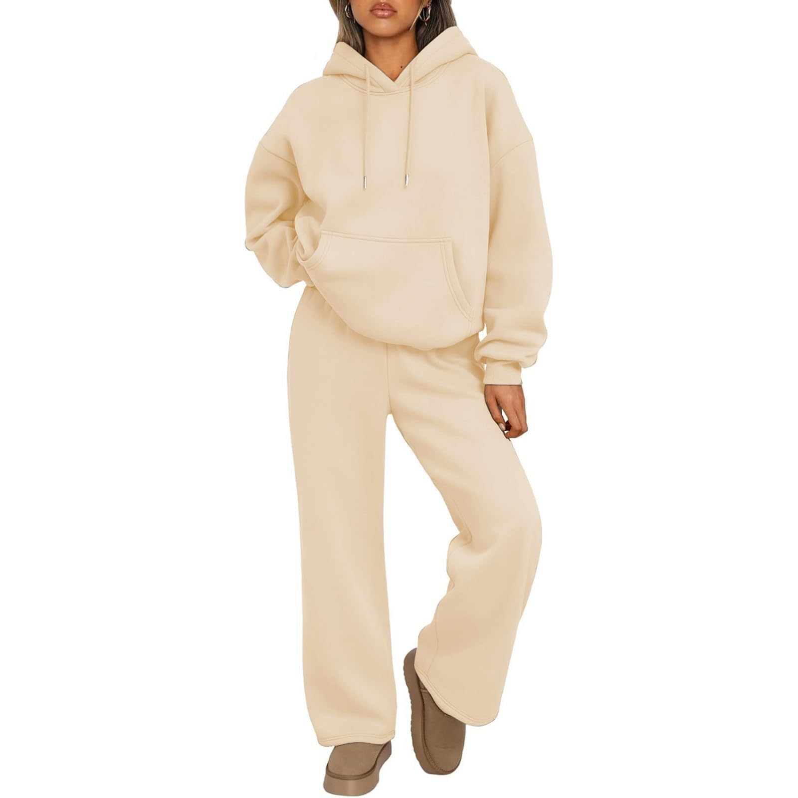 Sweat à capuche chaud et pantalon de jogging pour randonnée active