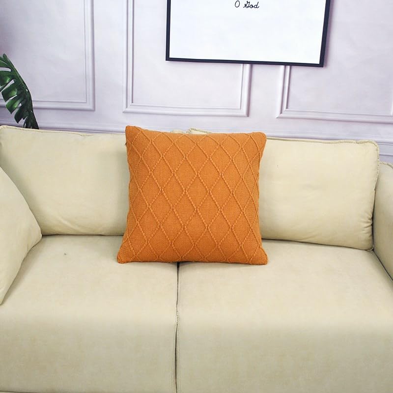 Taies d'oreiller tricotées vintage pour sublimer votre salon ou chambre