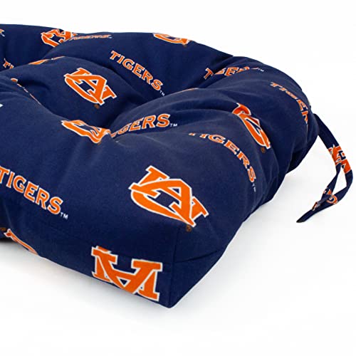 Image of College Covers Everything Comfy Auburn Tigers Indoor Outdoor Settee Loveseat Bench Cushions