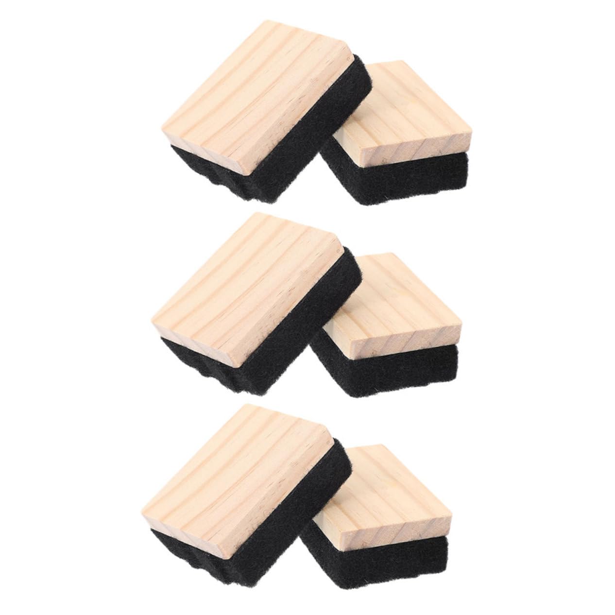 VILLCASE 5 Sätze Tafelradierer Aus Holz Wischen Whiteboard-reiniger Whiteboard-marker Kreidetafel Löschbare Stifte Schwarz Textmarker Stifte Mit Ständer Gefühlt 6 Stück * 5