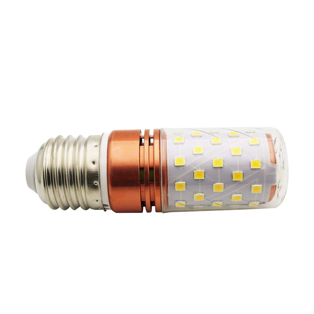 Mengjay 5 X LED Bulbs E27 3U, 12 W (replaces 100 W), Cool White Light 6000 K, 800 Lumens, 53 X