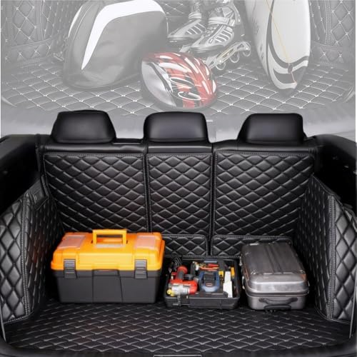 車のトランクマット レザー に適用 ホンダ 新型オデッセイ RC1 RC2 RC4 (2015?2022年) 車種専用設計 3D ラゲッジマット XPE レザー 水洗い可能 耐汚れ 滑り止め 荷台マット縁上げ設計で荷物をガッチリ保護 耐久性のあるカーゴマッ