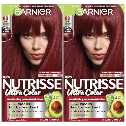 Garnier Nutrisse Ultra Color Hair Color, Permanent Hair Dye for Up to...
