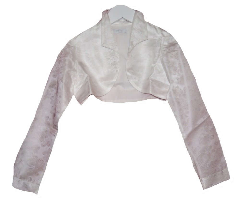 Monny Bolero festivo crudo para comunión, boda, tallas 134-146, crudo, 134 cm
