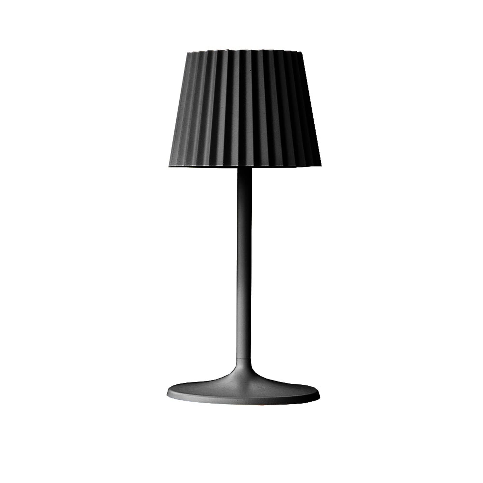 Abby Black Wireless LED Table Lamp Warm White H30cm