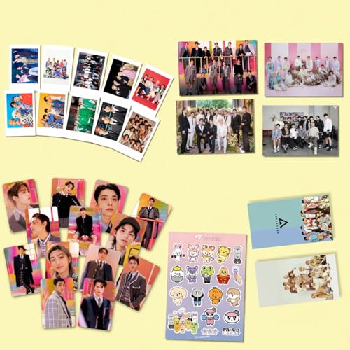Image of Seventeen Poster Combo Pack of 6 Poster, 10 Photocards, 10 Polaroids, 1 Sticker Sheet (All Self Adhesive 125GSM) | Pinterest Wall Posters | K-Pop Posters, Photocards | All in One Combo (Seventeen)