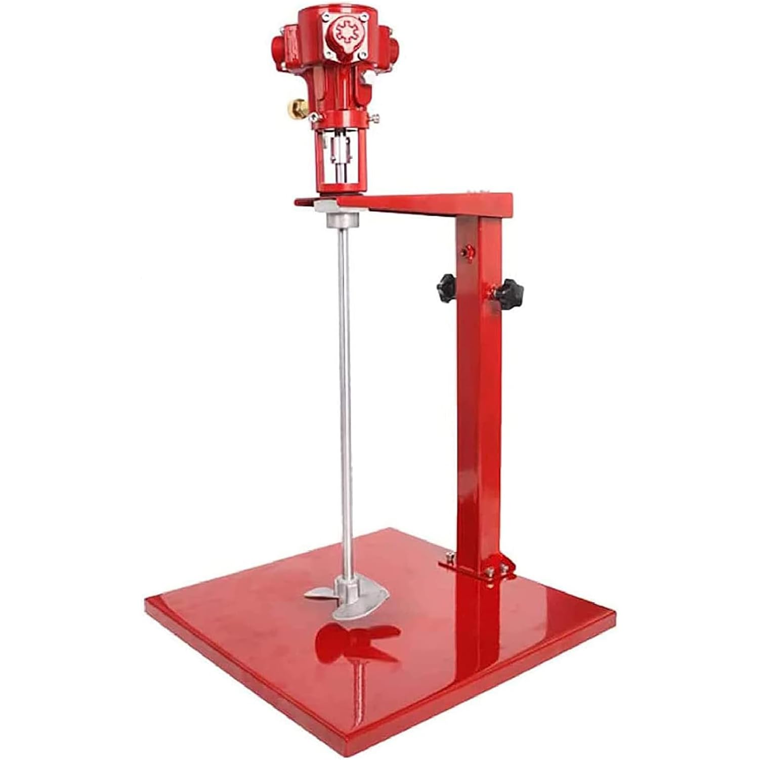 Mezclador neumático para pintura, mortero y yeso, mezclador de tambor de elevación automática, acero inoxidable, 5 galones/20 L, 2600 rpm