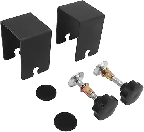 Abrazaderas de instalación frontal de cajón de 2 piezas, abrazaderas de instalación frontal de gabinete de pulverización electrostática para caras