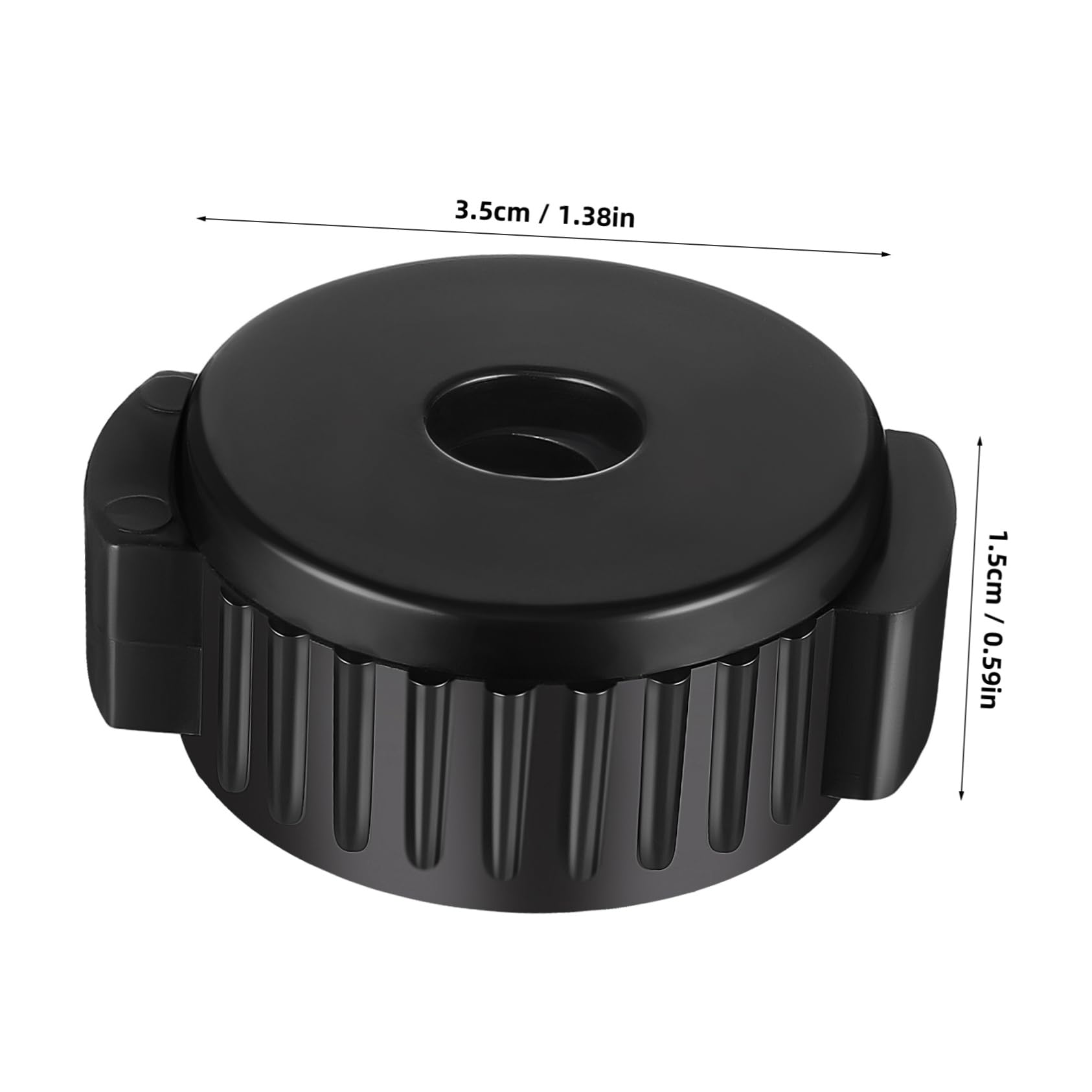 Yardwe 5Pcs Drum Cymbal Nuts Lightweight Quick Release Mounting Nuts for Percussion Drum Kit Durable Design Fit Compatibility Enhance Sound Clarity