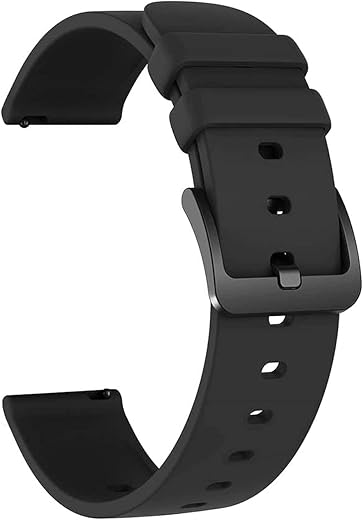 IIK COLLECTION 22mm Silicone Strap for Smart Watches | Combo Pack Compatible With Noise, Fireboltt, Boat Xtend, Pebble, Boat Flash, Noise Color…