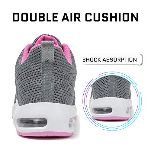 Image of Mishansha Womens Sneakers Air Cushion Running Tennis Shoes Women Lightweight Arch Support Walking Shoes