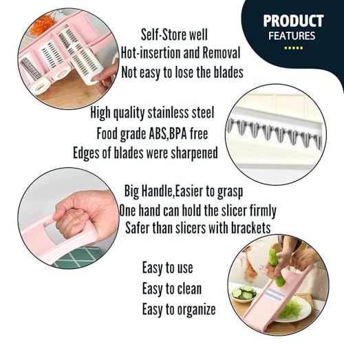 Mandoline-Slicer-for-Kitchen-Slicer-Vegetable-Cutter-5-In-1-Veggie-Slicer-Potato-Slicer-waffle-fry-cutter-Hot-Swap-Mandolin-with-Peeler-for-Vegetables-Carrot-Shredder-Cucumber-Slicer