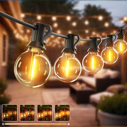 btfarm Outdoor Garden Festoon Lights Timer Dimmable 10M/30FT, Waterproof String Lights Mains Powered with 10+1 LED Shatterproof G40 Bulbs, Electric Outside Lights for Patio Gazebo Yard Wedding Party 1 btfarm Outdoor Garden Festoon Lights Timer Dimmable 10M/30FT, Waterproof String Lights Mains Powered with 10+1 LED Shatterproof G40 Bulbs, Electric Outside Lights for Patio Gazebo Yard Wedding Party