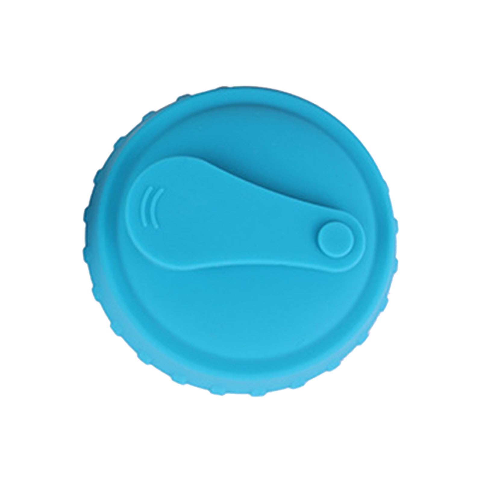 Osniyaw Blue Leak-Proof Silicone Lid For Cans Keeps Drinks Fresh, Secure Seal Prevents Spills, Dishwasher Safe, Soft, Flexible, Reusable Seal