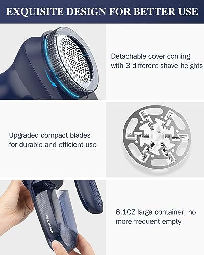 image for BEAUTURAL Sweater Fabric Shaver Home-Edition, Powerful & Efficient Lin
