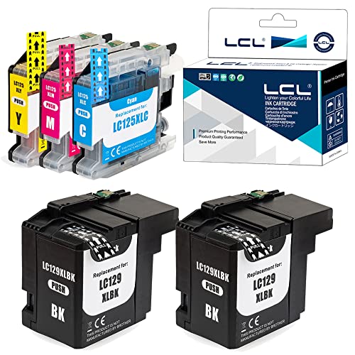 Set 4 Cartucce Compatibili Inkraider LC129XL E LC125XL Per Brother MFC-J6720DW