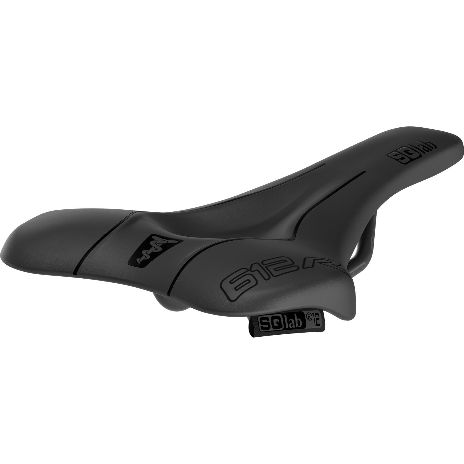 SQlab Rennrad Sattel 612 ERGOWAVE® R, Rennrad Fahrradsattel, ergonomischer Rennradsattel für Damen & Herren, in schwarz
