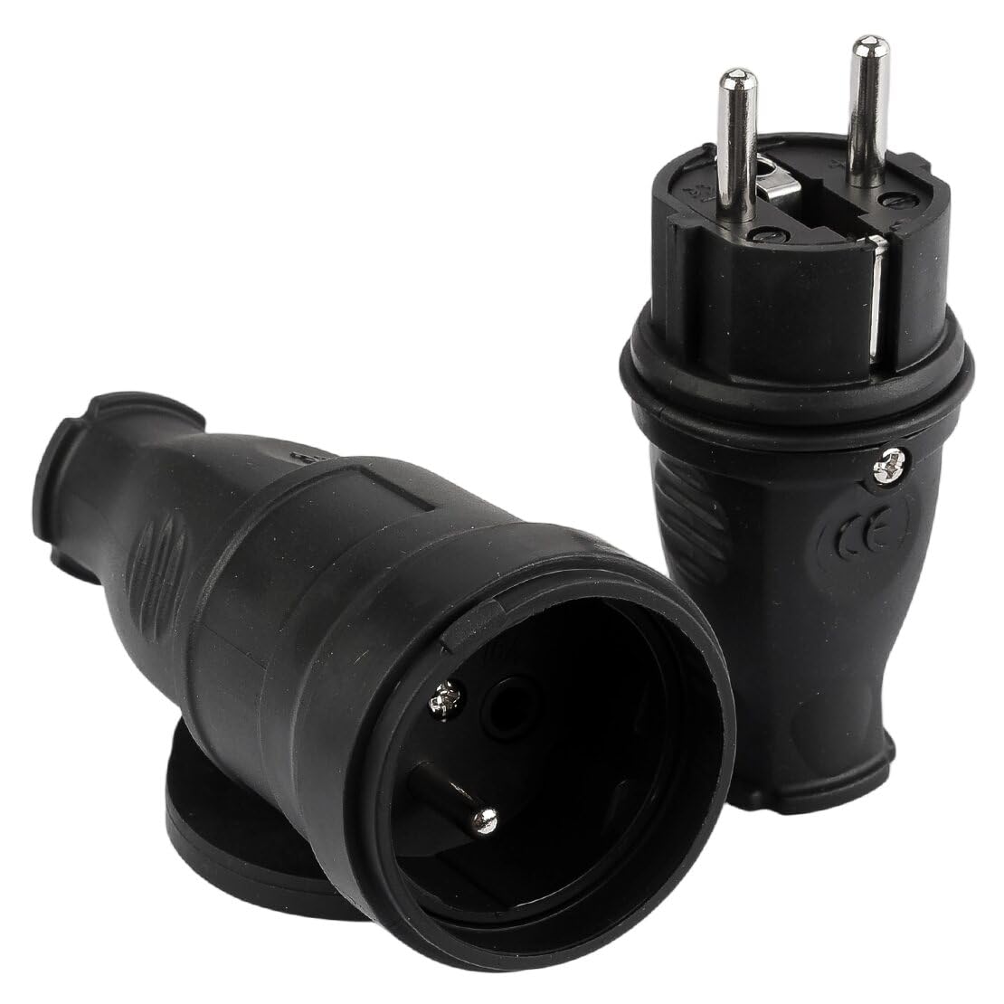 Prise étanche Schuko UE pour l'industrie aéronautique, connecteur de Protection Contre Les Courants, Adaptateur en Caoutchouc, 16 A, IP44 Nouveau