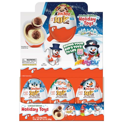 Kinder Joy 00009800573035 Eggs Holiday Treat Plus Toy cover