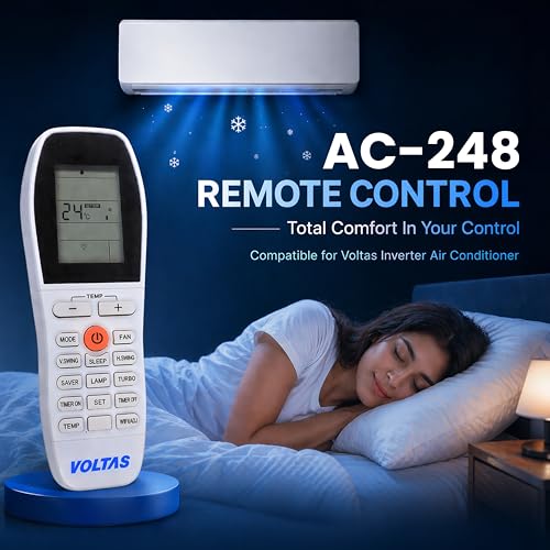 Image of Electronic Spices AC Remote | Compatible with Voltas AC (Model AC-248) with AAA Batteries