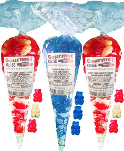 Red White Gummy Bears 33 oz Gourmet Kruise