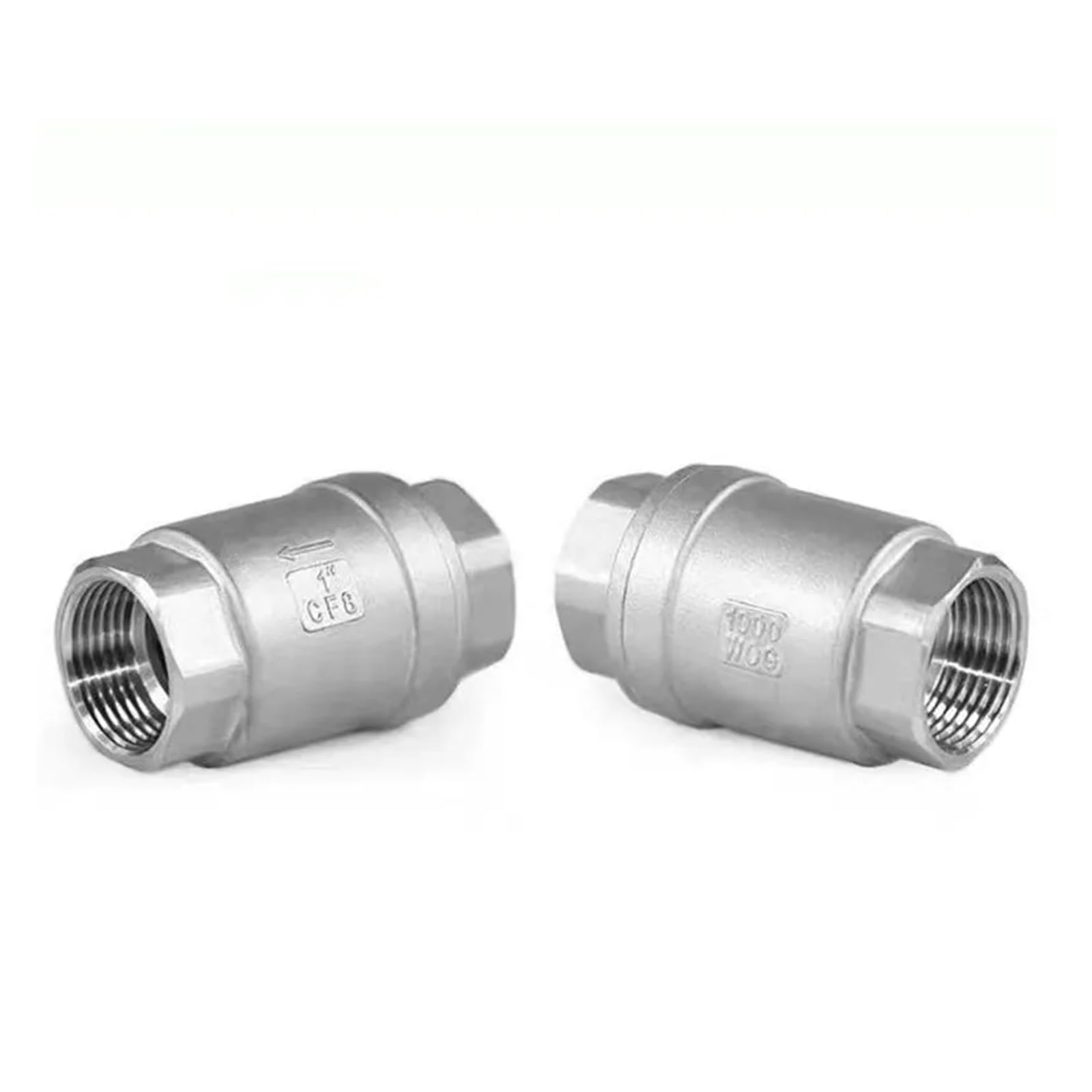 Clapet anti-retour inox 1-1/2 à ressort haute performance 1000 WOG pour plomberie