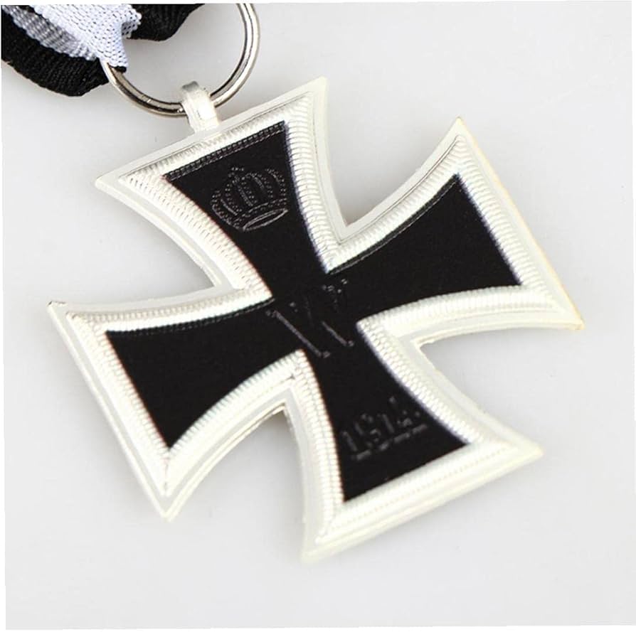 Amazon.co.jp: 記念メダル 軍の装飾 リボン付き ドイツ鉄十字 2級 : ホビー