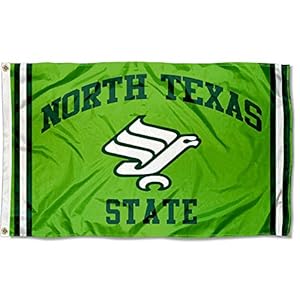 North Texas Mean Green Vintage Retro Throwback 3×5 Banner Flag