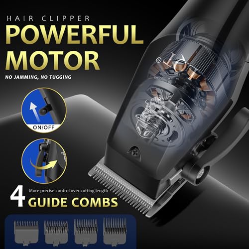 Afeitadora Eléctrica Modelo Profesional con LED y Accesorios miniatura 3