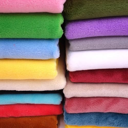 Tissu minky hypoallergénique en polyester pour patchwork