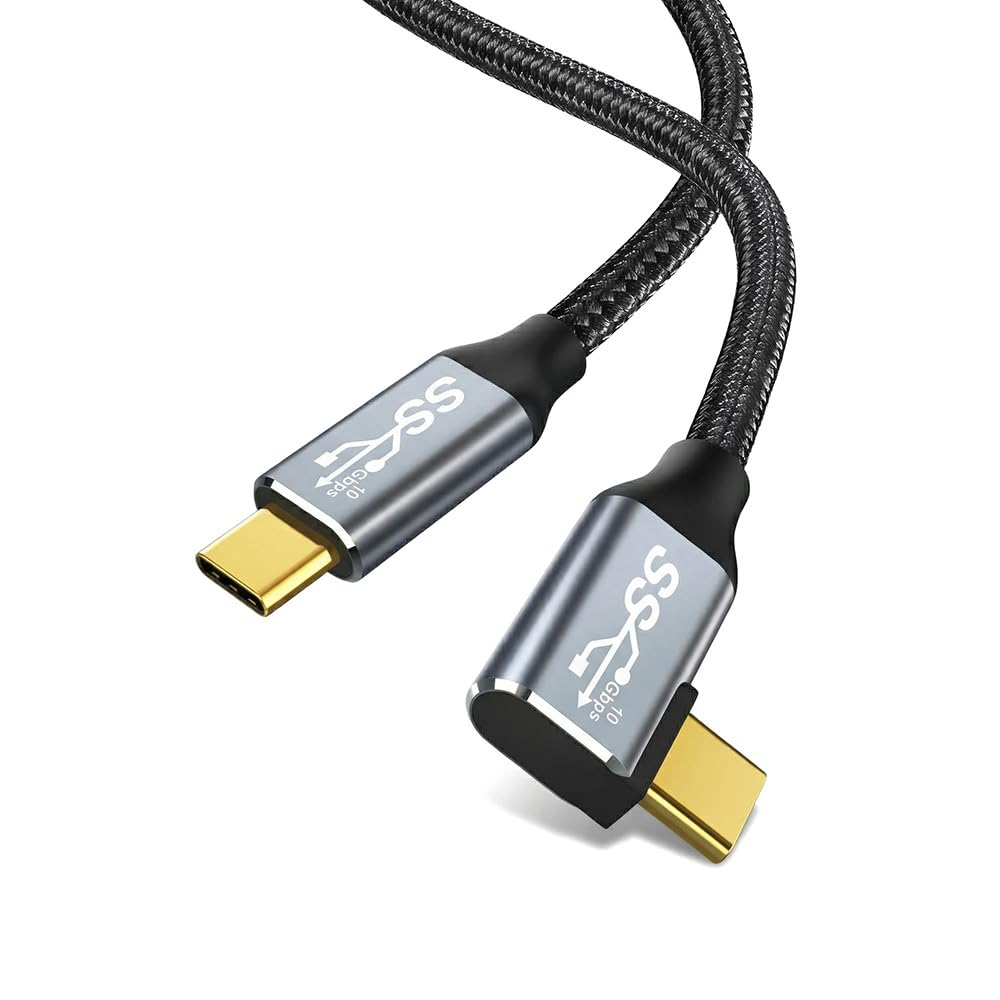 Amazon.co.jp: USB C ケーブル L字 3M PD 100W急速充電 USB 3.2 Gen2