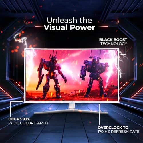 Image of Acer XZ396Q 38.5 Inch (97.79 Cm) Led 3000R Curve WQHD VA Panel LCD Monitor with LED Back Light technology I 1 MS VRB I 170 Hz I Hdr 400 I Dci-P3 93% I Amd Free Sync I 2 x HDMI 2 x DP I Stereo Speakers