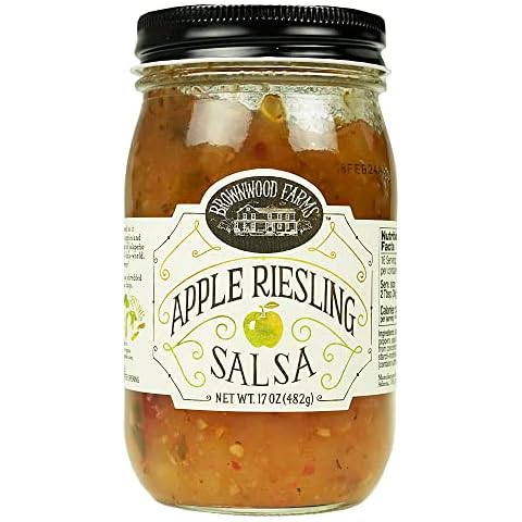 Brownwood Farms Fruit Salsa, Sweet and Fruity, Made in Small Batches, From the Great Lakes Region (Apple Riesling) Cover