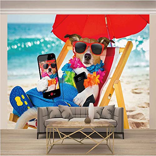 Toile murales photo 3D chiot décor grand format 400x280cm - 3