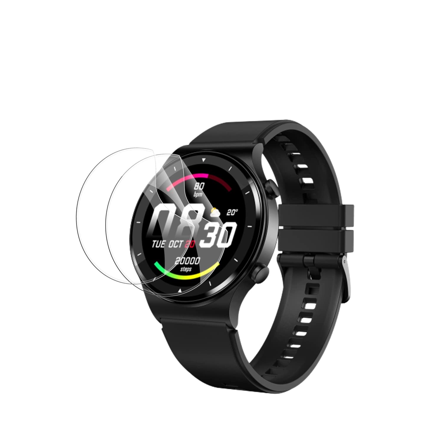 KTCOO [Pack 2 Fire Boltt 360 Pro Smart Watch Screen Guard Scratch Guard Full Screen Protector Compatible for Fire Boltt 360 Pro 1.32" - Flexible TPU - HD Clear - Bubble-Free (Pack of 2) (B09YHRBDZK) Amazon Price History, Amazon Price Tracker