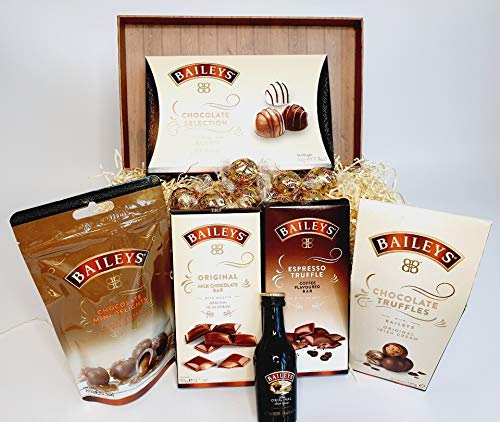 Baileys Chocolate Original Irish Cream Cesta de regalo en caja de regalo