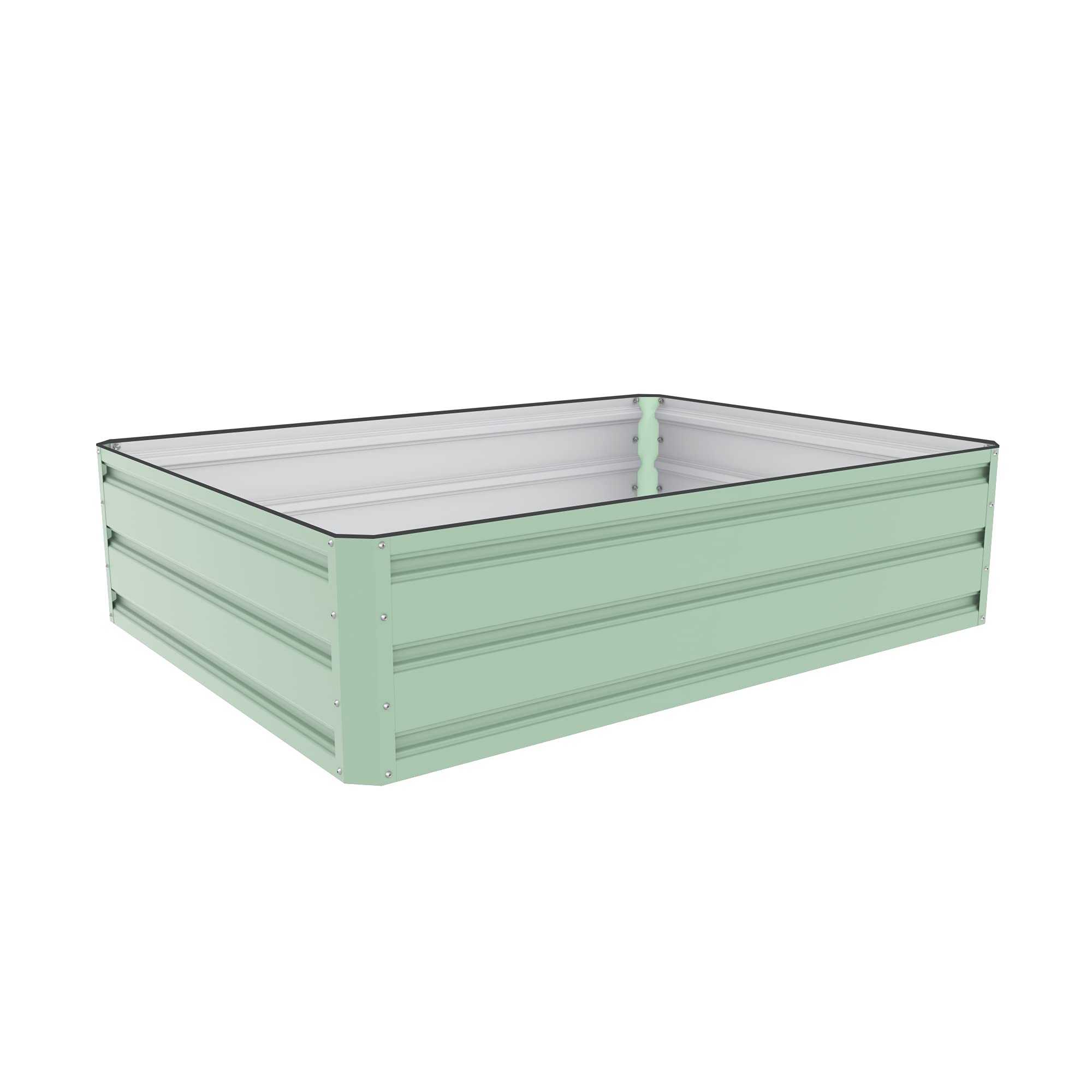 Buy Garden Life Metal Raised Garden Grow Bed Kit, Galvanised Steel