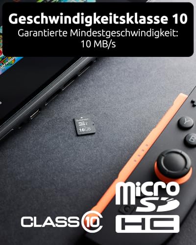 Intenso Premium Microsdhc Memory Card INCL. SD Adapter, Class 10 UHS-I, 16 GB, Black