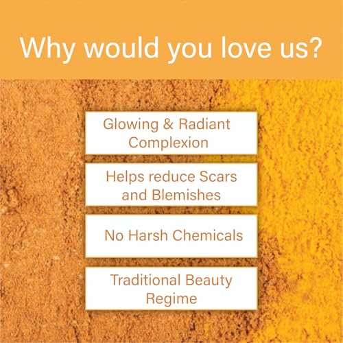 Image of Raissa Haldi Chandan Soap with Turmeric Extracts (Haldi Extracts), Combo pack of 6 pcs of 125g