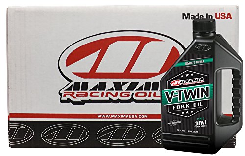 10W V-Twin Fork Oil - 384 oz., (Pack of 12) - Maxima Racing Oils CS50-02901-12PK-12PK