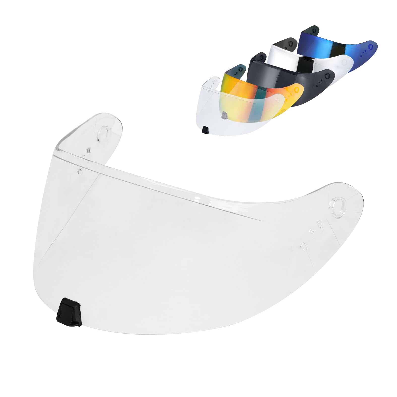 MXJ Gear R420 Helmet Visor Replacement for R420 Helmet Face Shield Helmet Accessories (Transparent)