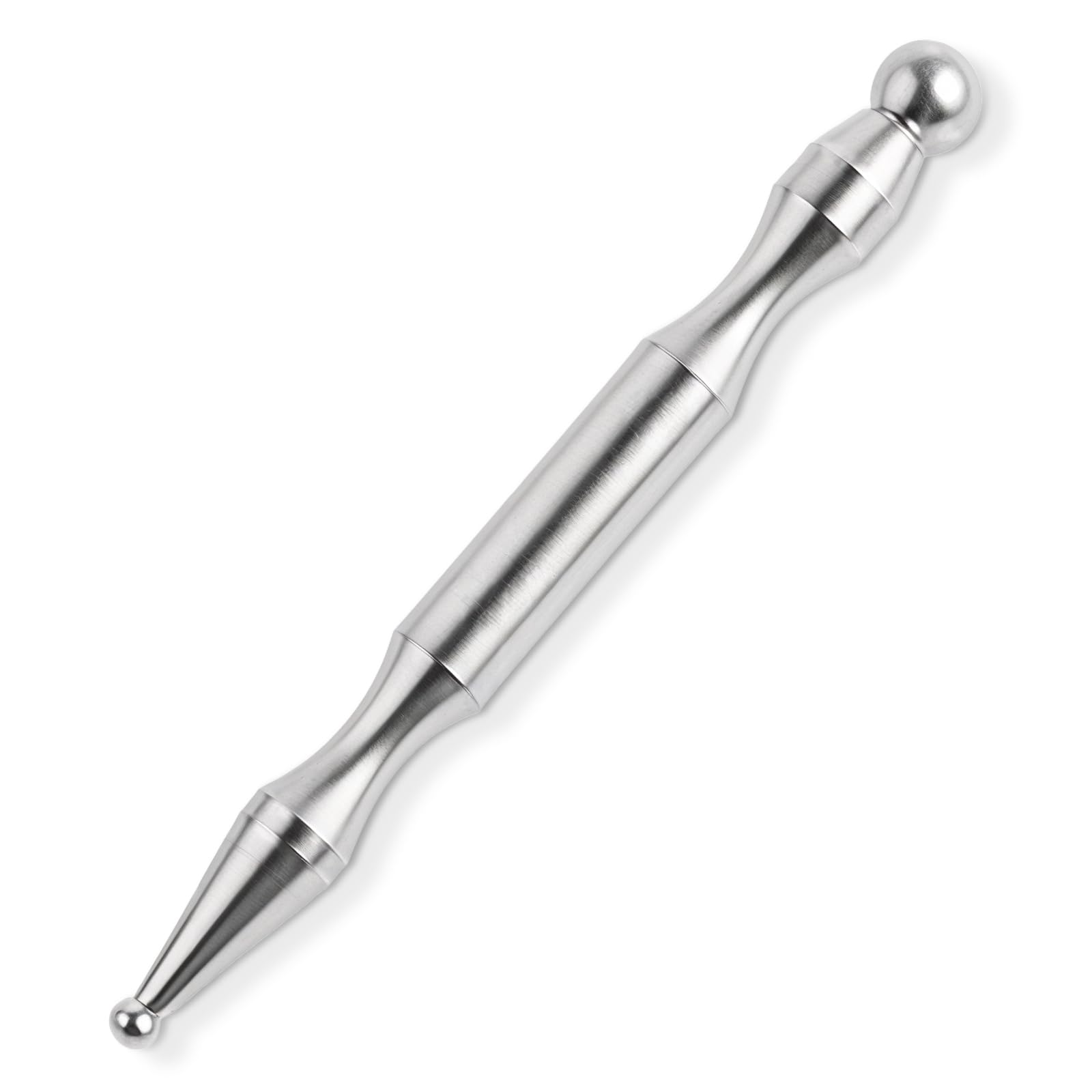 COMNICO Acupuncture Pen, Stainless Steel Manual Acupuncture Pen Facial Reflexology Tools Deep Tissue Massage Tool Trigger Point Massager