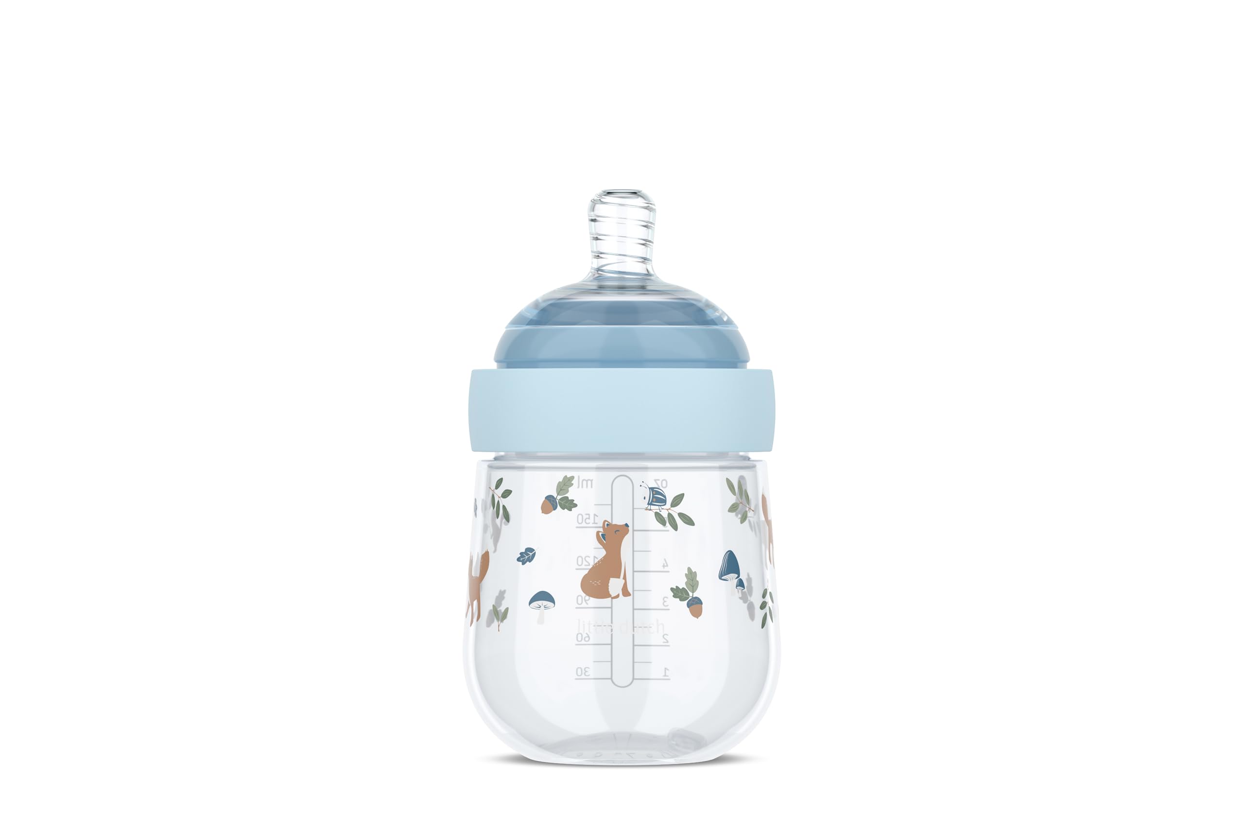 Mepal, Baby Bottle Mio Little Dutch, Transparent Cap for Storage, Anti-colic Baby Bottles