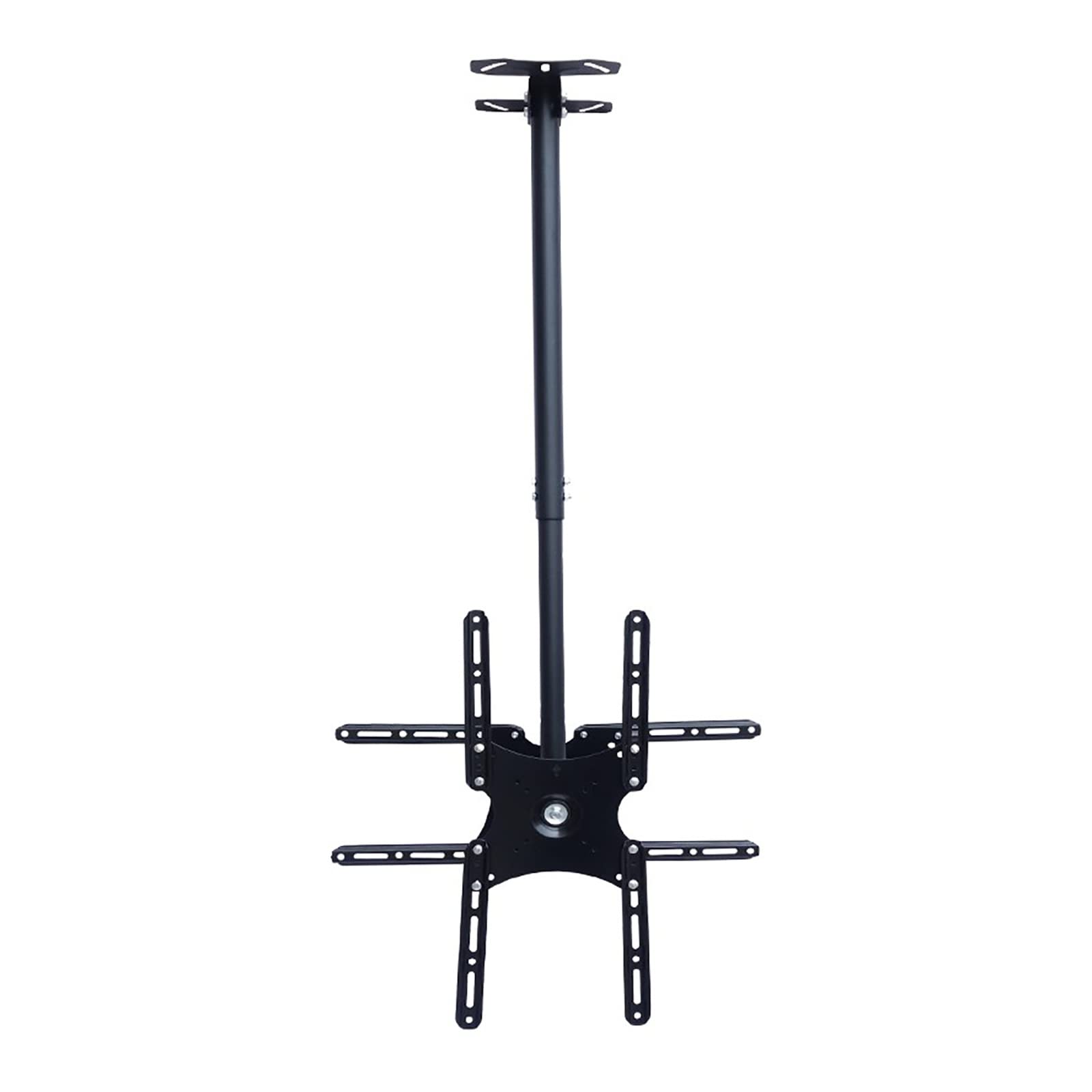 HPTHLY Tv Stand Dual Sided Ceiling Tv Mount Bracket, Full Motion 360° Rotation Fits 32-75 Inch Flat Panel Televisions, Max 400X400Mm,4M (2M)